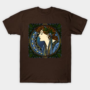 Art Nouveau Woman T-Shirt